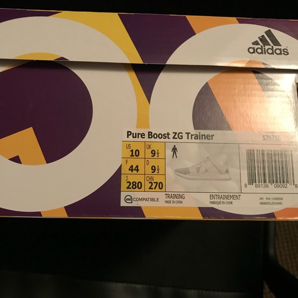 Adidas Pure Boost ZG Trainer - 10US - Picture 9 of 9